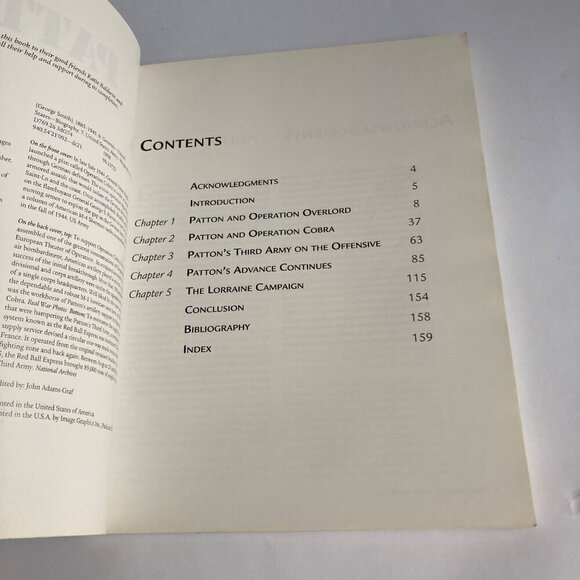Patton Operation Cobra and Beyond Vintage WWII Book by Michael & Gladys Green - Picture 4 of 7